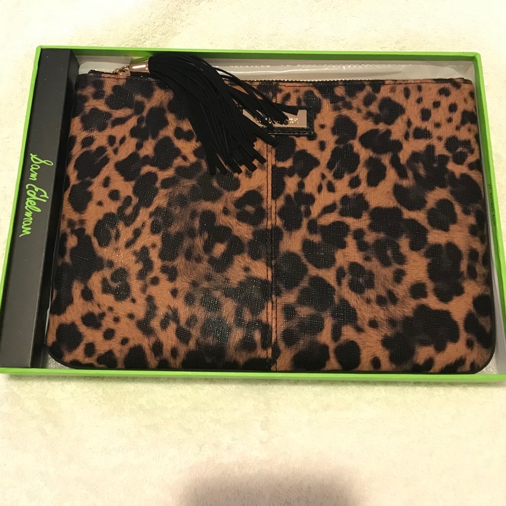 Leopard print Sam Edelman clutch